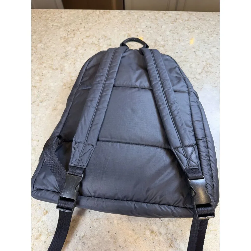 Jem‎ + Bea Jamie Eco Backpack Diaper Bag Black Nylon w/ Changing Pad